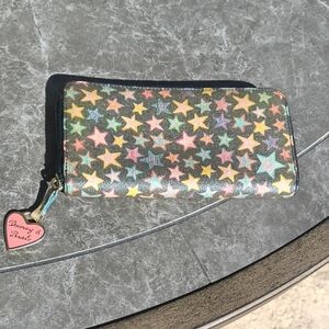 Dooney & Bourke Y2K Multicolor Star Wallet